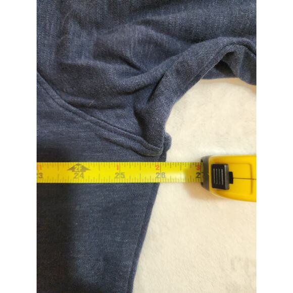 Fish Hippie 1/4 Zip Activewear Top Large Blue Long Sleeve Pullover Outdoors - Picture 5 of 11